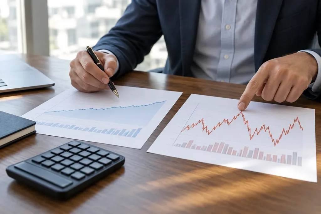 Ilustrační obrázek: Sharpe ratio: výnos vůči kolísání a správné srovnání